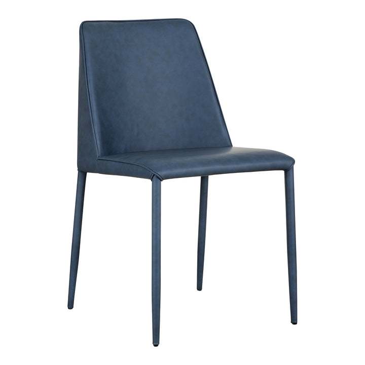 Moe's Home Collection - Nora Dining Chair Ocean Cavern Grey Vegan Leather - Set of 2 - YM-1004-41 | American Home Furniture