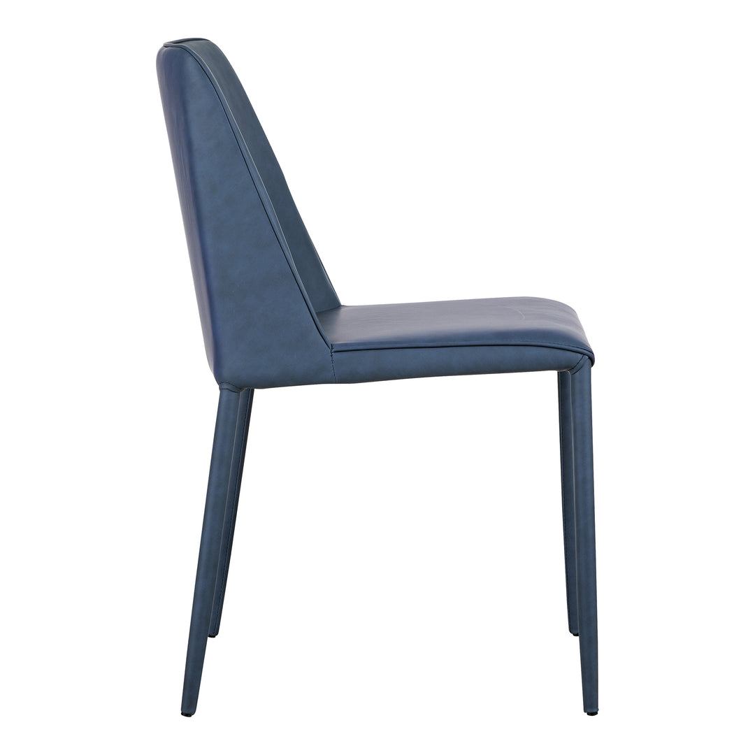 Moe's Home Collection - Nora Dining Chair Ocean Cavern Grey Vegan Leather - Set of 2 - YM-1004-41 | American Home Furniture