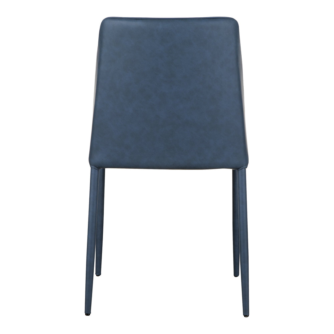 Nora Dining Chair Ocean Cavern Grey Vegan Leather - Set of 2