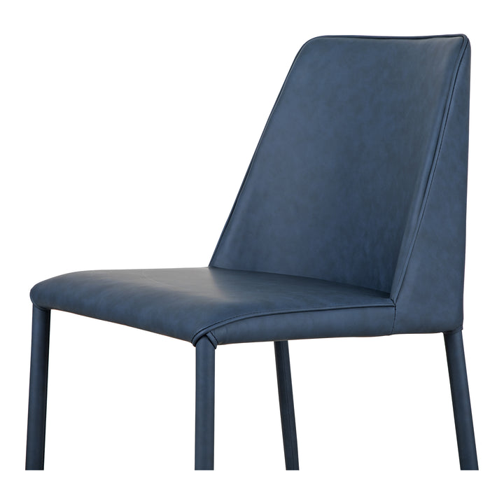 Moe's Home Collection - Nora Dining Chair Ocean Cavern Grey Vegan Leather - Set of 2 - YM-1004-41 | American Home Furniture