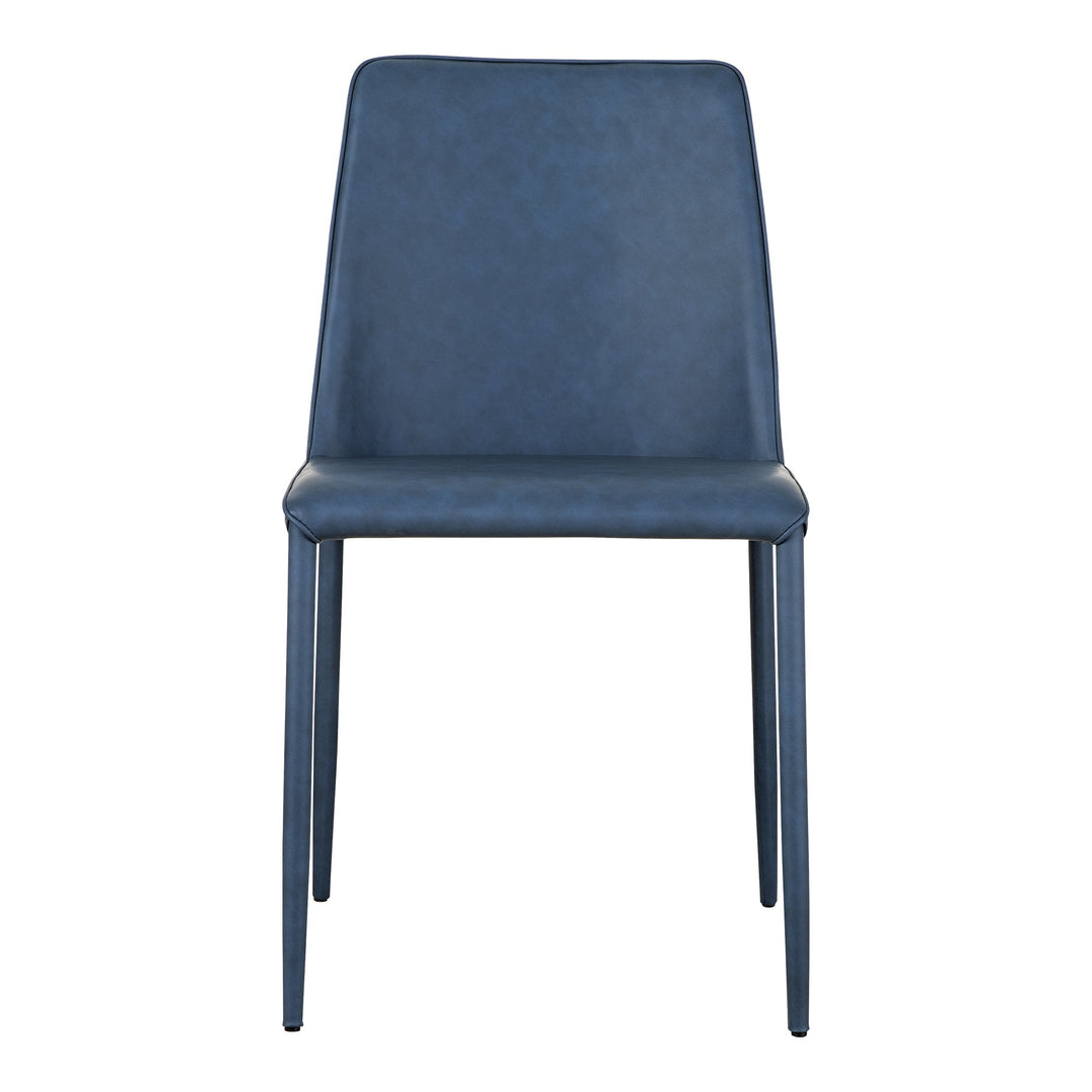 Nora Dining Chair Ocean Cavern Grey Vegan Leather - Set of 2