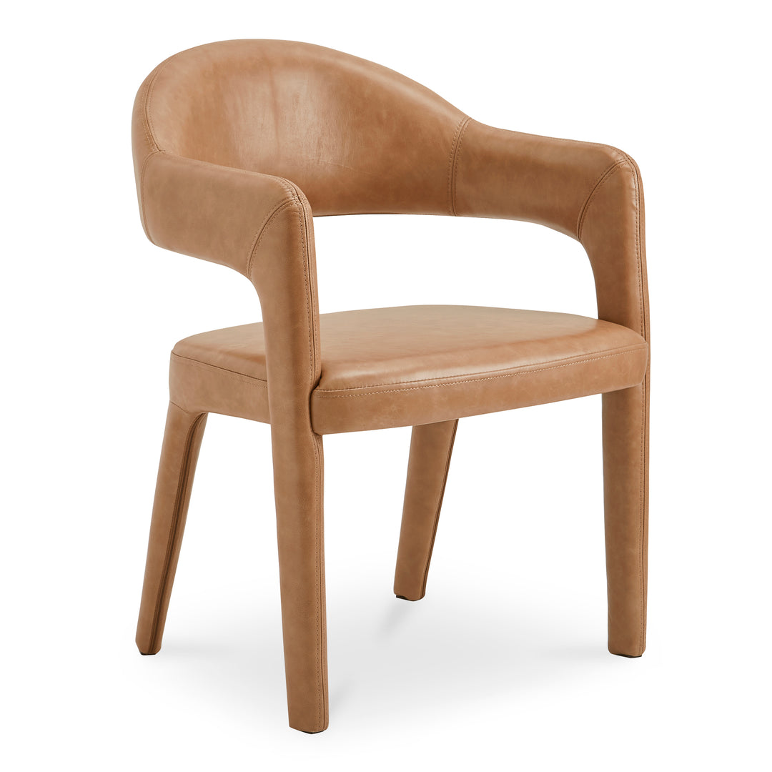 Moe's Home Collection - Martens Dining Chair Brown Leather - Set of 2 - YM-1009-03 | American Home Furniture