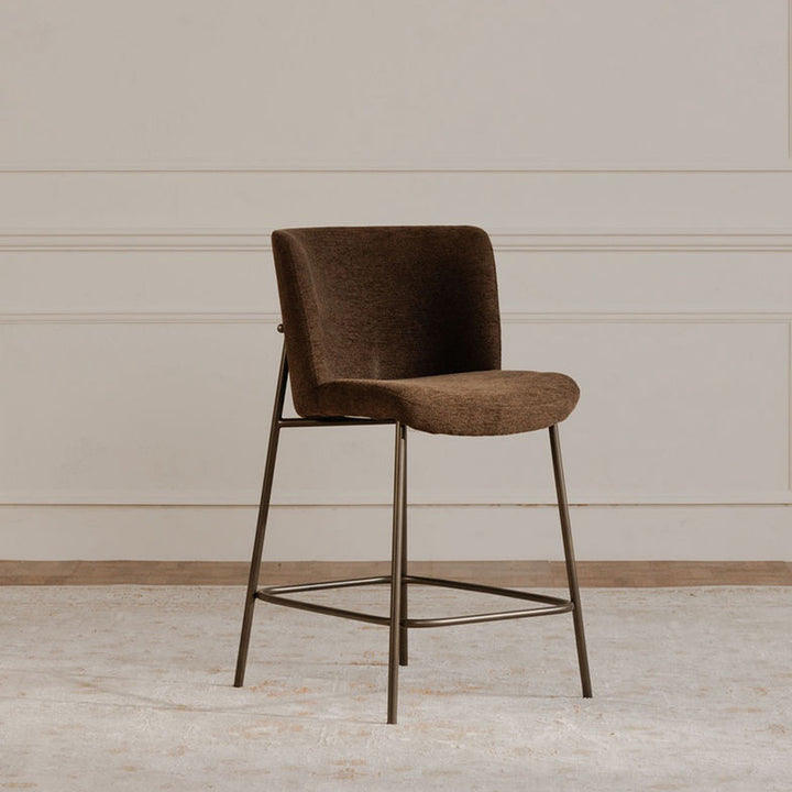 Moe's Home Collection - Early Bar Stool Dark Brown - YM-1014-20 | American Home Furniture