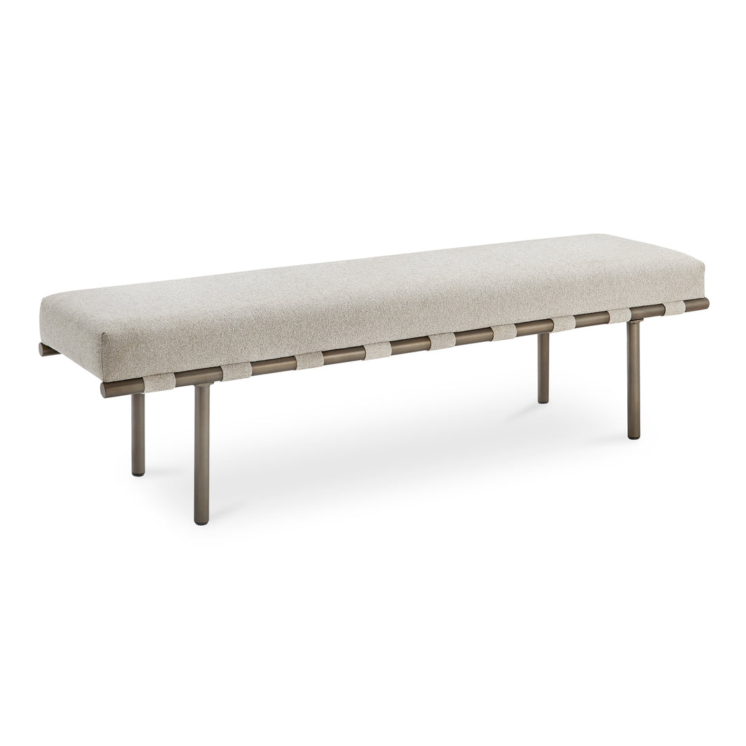 Moe's Home Collection - Carson Dining Bench Beige - YM-1016-34 | American Home Furniture