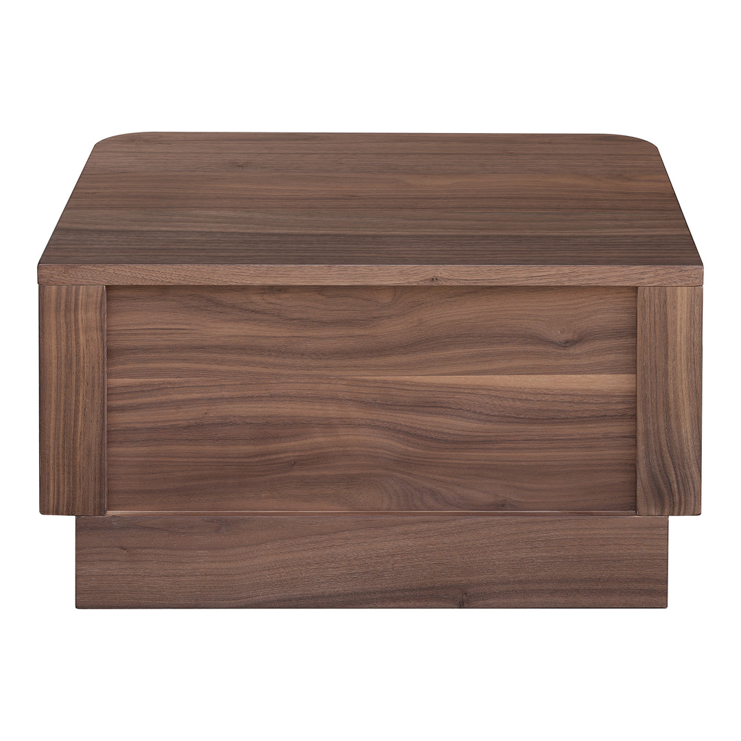 Moe's Home Collection - Round Off Nightstand Walnut - YR-1001-03 | American Home Furniture