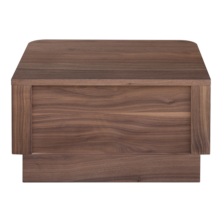 Moe's Home Collection - Round Off Nightstand Walnut - YR-1001-03 | American Home Furniture