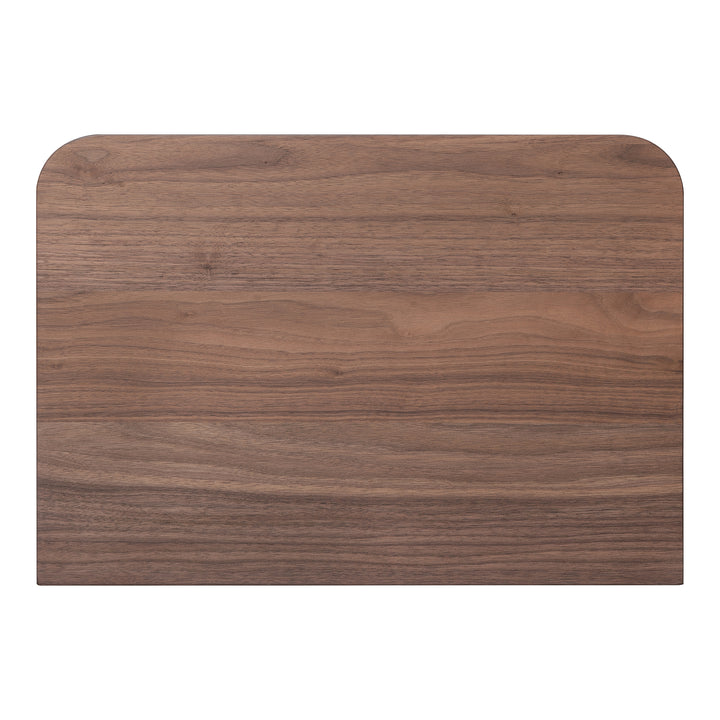 Moe's Home Collection - Round Off Nightstand Walnut - YR-1001-03 | American Home Furniture