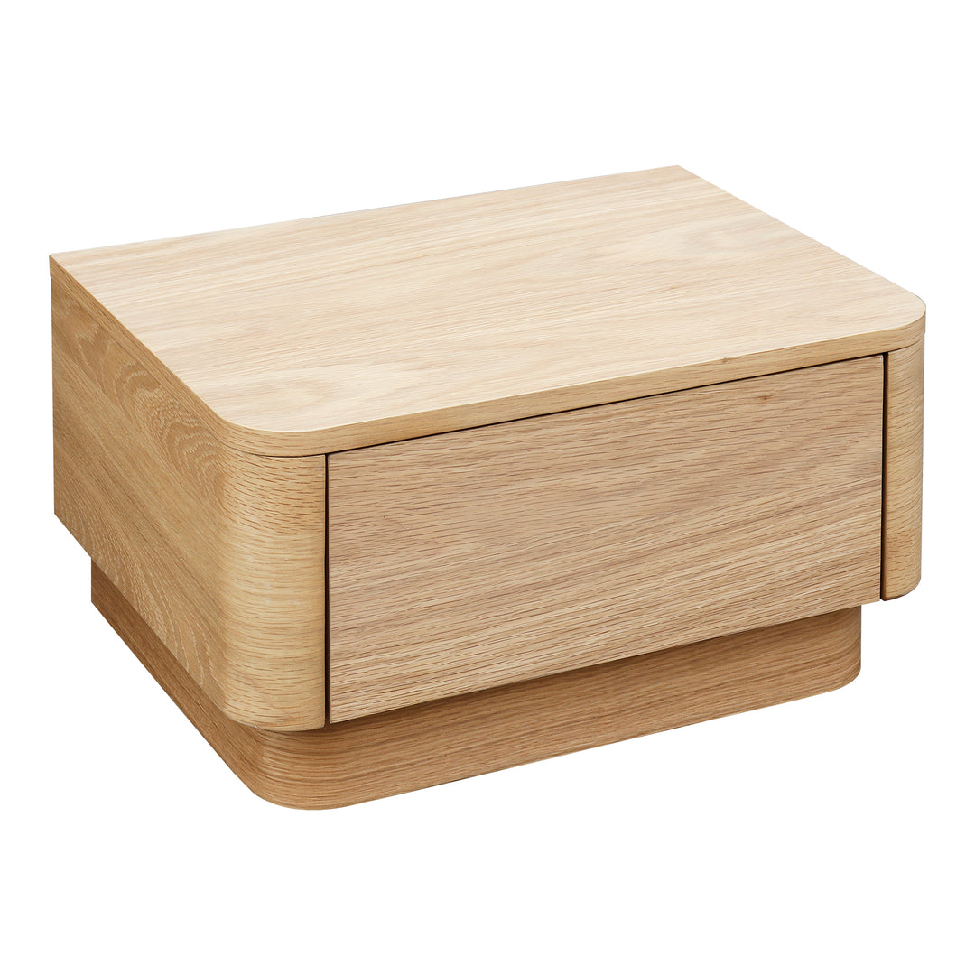 Moe's Home Collection - Round Off Nightstand Oak - YR-1001-21 | American Home Furniture