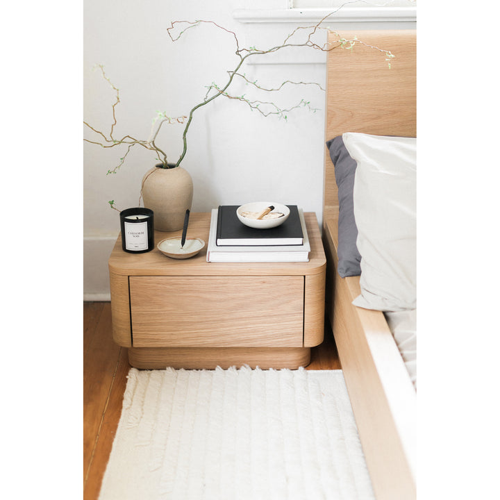 Moe's Home Collection - Round Off Nightstand Oak - YR-1001-21 | American Home Furniture