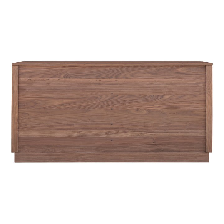 Moe's Home Collection - Round Off Dresser Walnut - YR-1003-03 | American Home Furniture