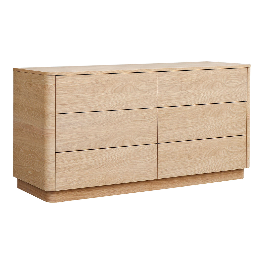 Moe's Home Collection - Round Off Dresser Oak - YR-1003-21 | American Home Furniture