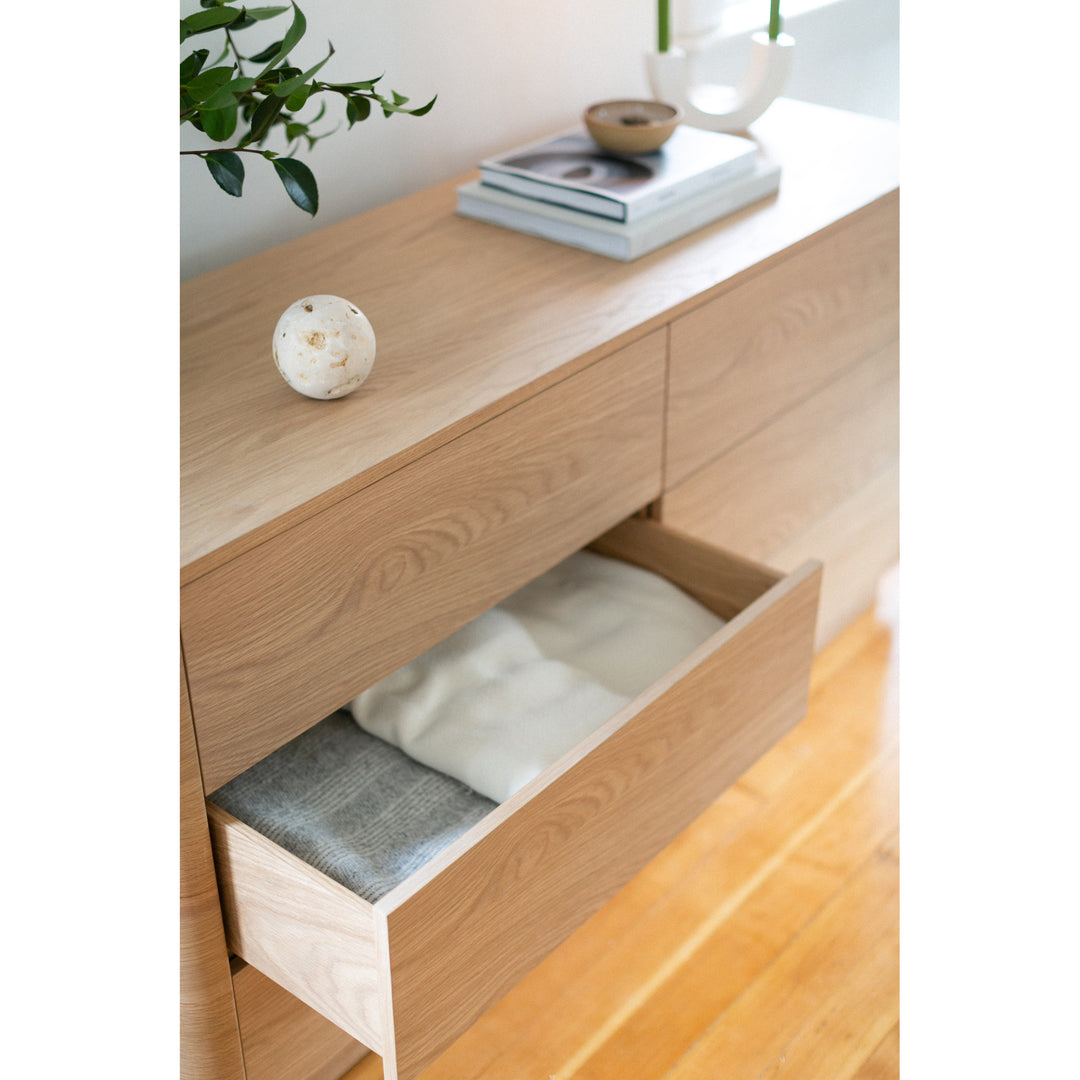 Moe's Home Collection - Round Off Dresser Oak - YR-1003-21 | American Home Furniture