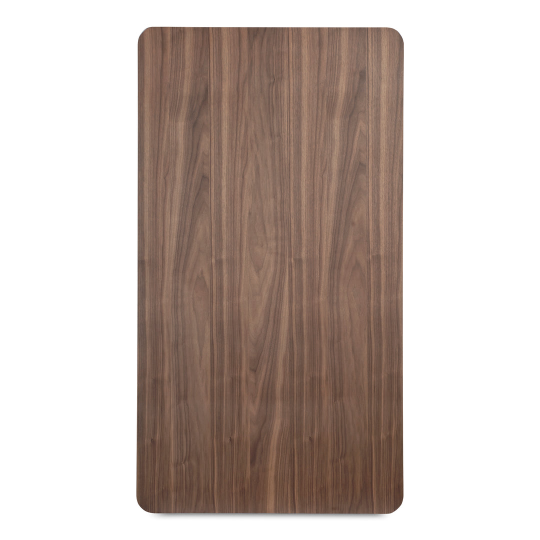 Moe's Home Collection - Round Off Coffee Table Walnut - YR-1007-03 | American Home Furniture