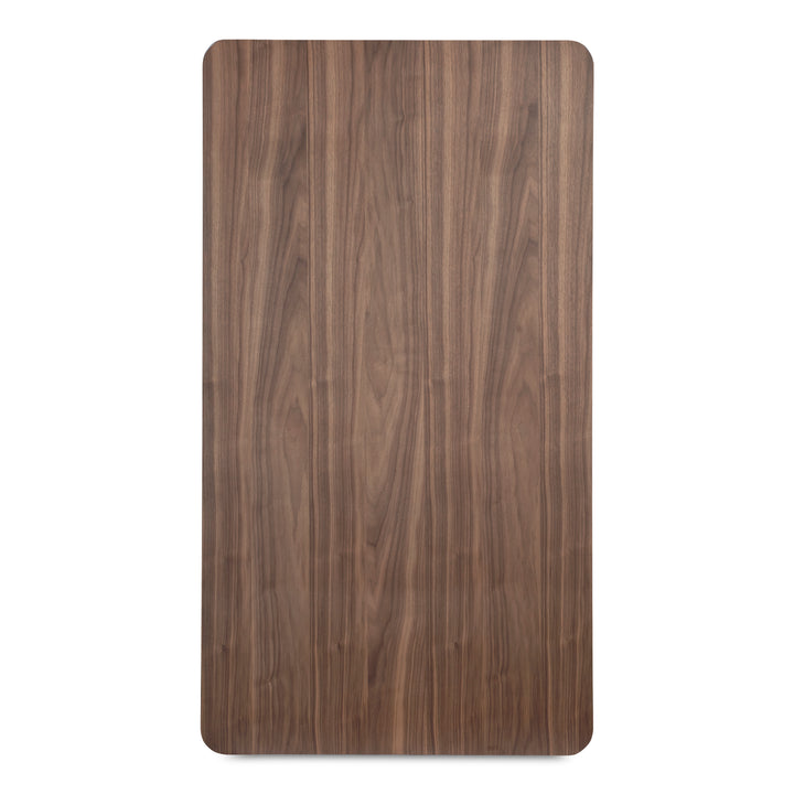 Moe's Home Collection - Round Off Coffee Table Walnut - YR-1007-03 | American Home Furniture
