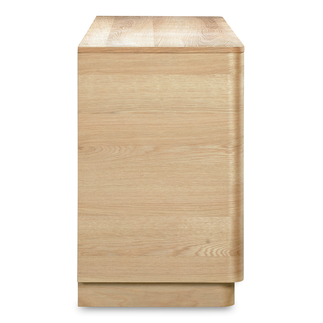 Moe's Home Collection - Round Off Sideboard Oak - YR-1008-24 | American Home Furniture