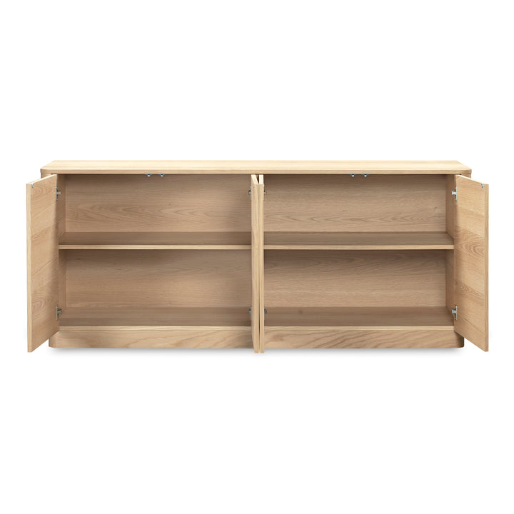 Moe's Home Collection - Round Off Sideboard Oak - YR-1008-24 | American Home Furniture