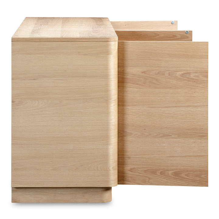 Moe's Home Collection - Round Off Sideboard Oak - YR-1008-24 | American Home Furniture