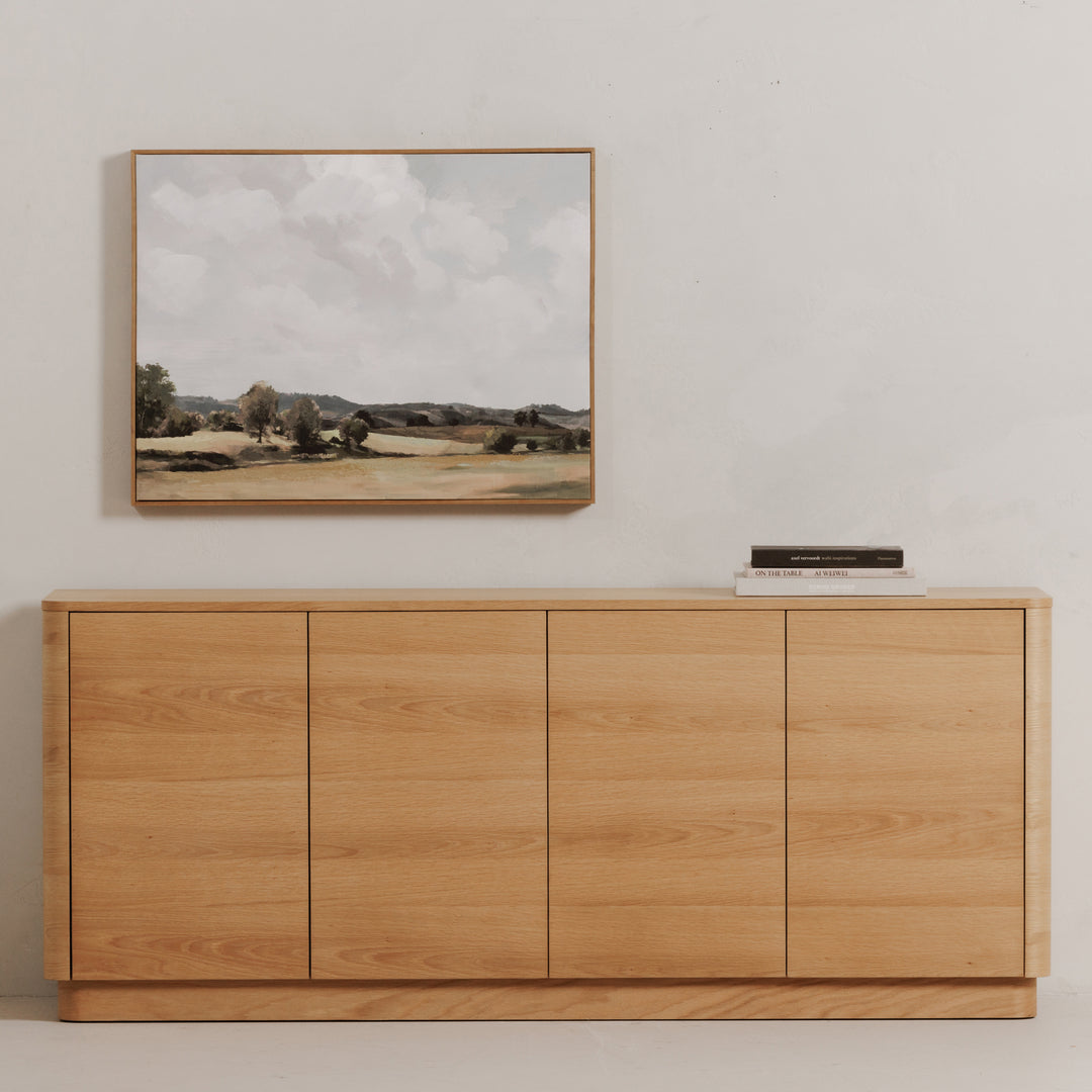 Moe's Home Collection - Round Off Sideboard Oak - YR-1008-24 | American Home Furniture