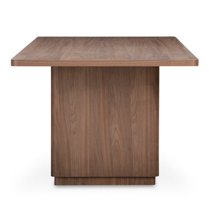 Moe's Home Collection - Round Off Dining Table Small Walnut - YR-1009-03-0 | American Home Furniture