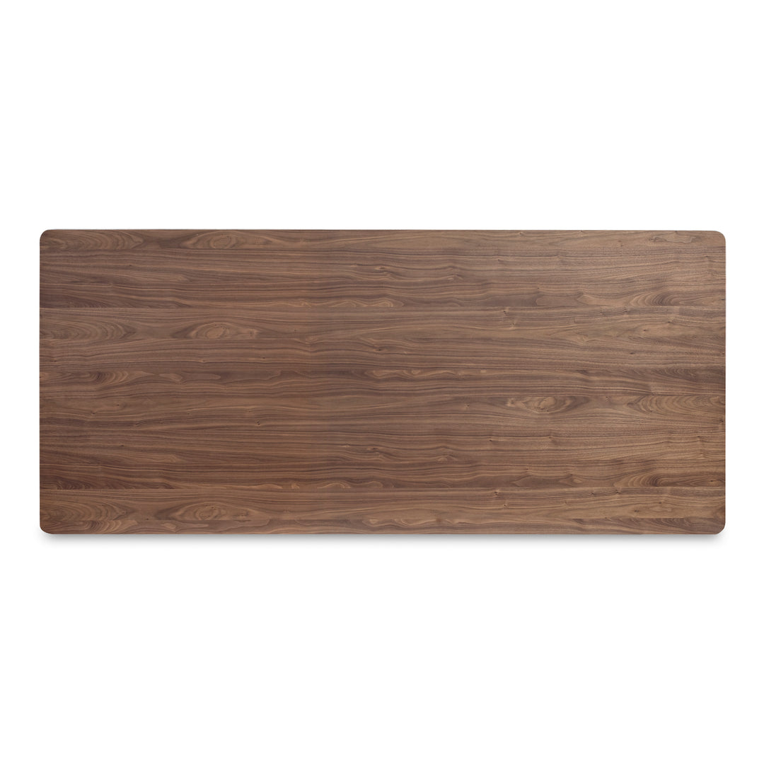 Moe's Home Collection - Round Off Dining Table Small Walnut - YR-1009-03-0 | American Home Furniture