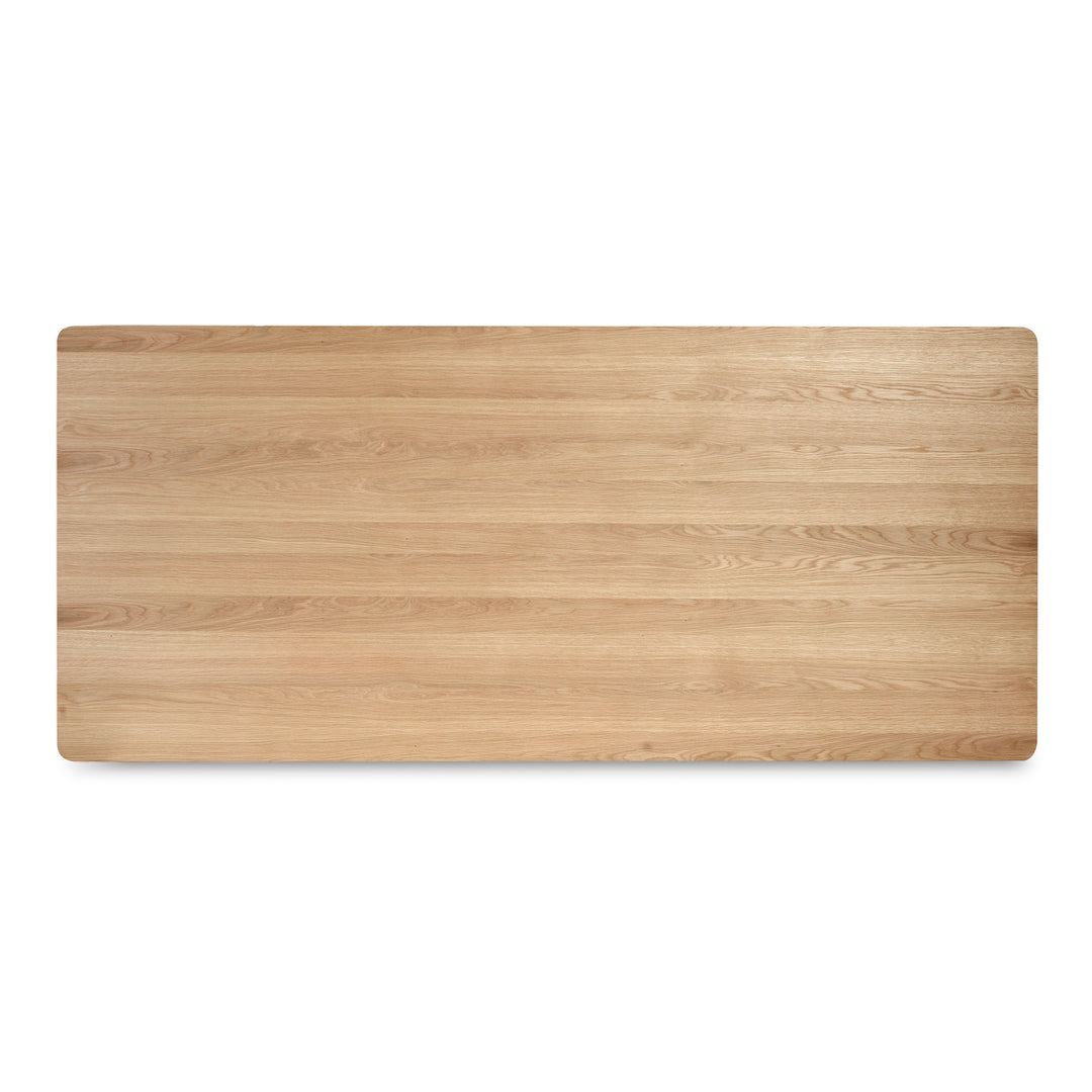 Moe's Home Collection - Round Off Dining Table Small Oak - YR-1009-24-0 | American Home Furniture