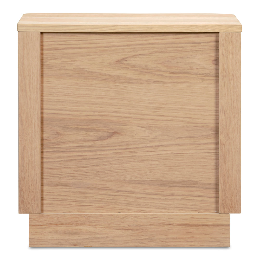 Moe's Home Collection - Round Off Tall Nightstand Oak - YR-1013-24 | American Home Furniture