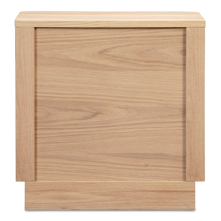 Moe's Home Collection - Round Off Tall Nightstand Oak - YR-1013-24 | American Home Furniture