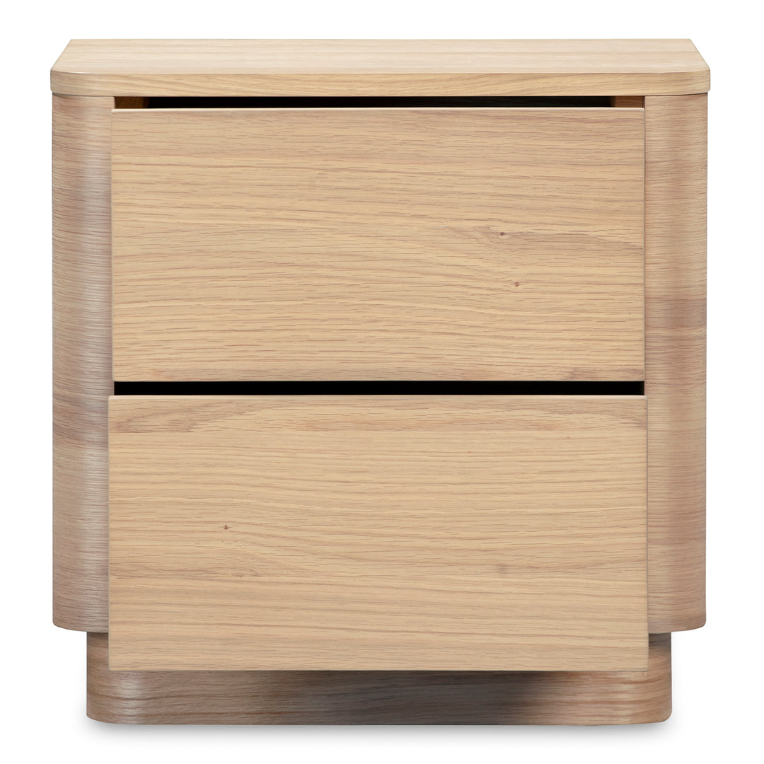 Moe's Home Collection - Round Off Tall Nightstand Oak - YR-1013-24 | American Home Furniture