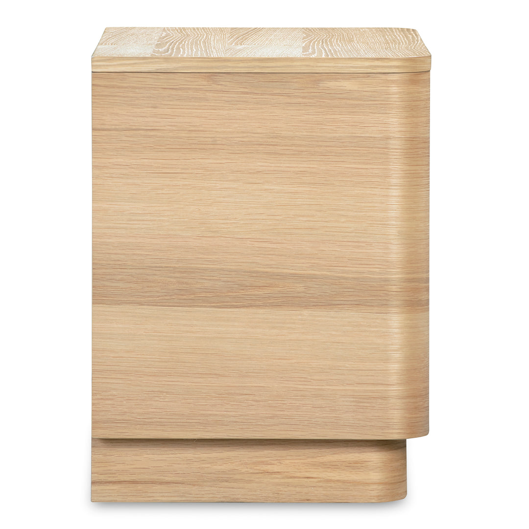 Moe's Home Collection - Round Off Tall Nightstand Oak - YR-1013-24 | American Home Furniture