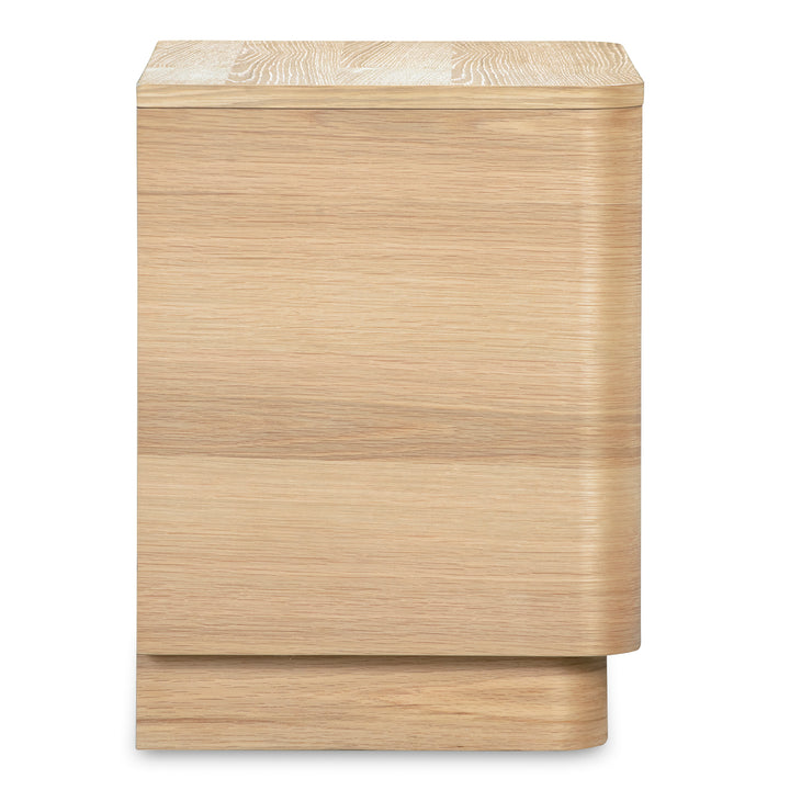 Moe's Home Collection - Round Off Tall Nightstand Oak - YR-1013-24 | American Home Furniture