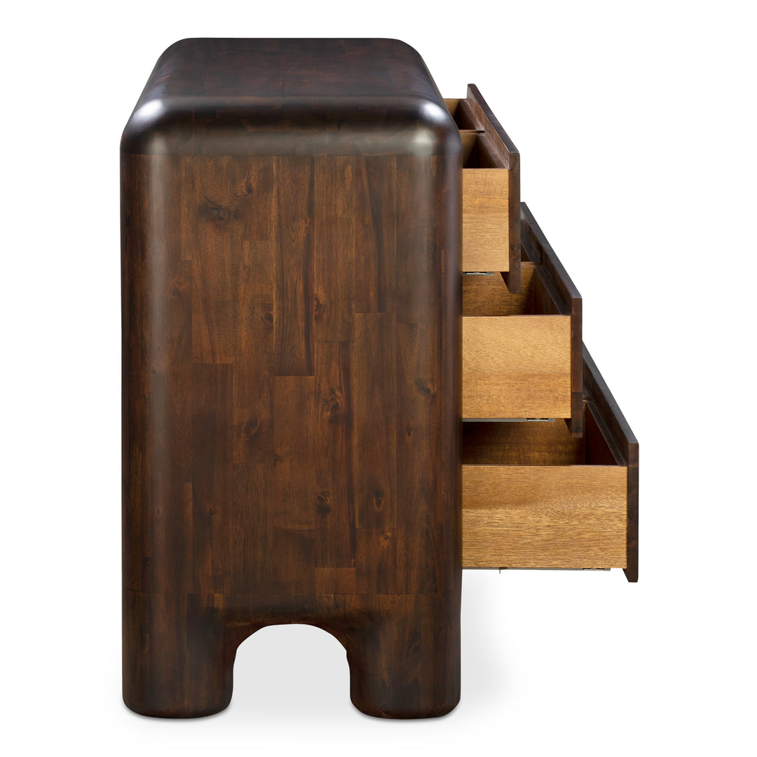 Rowan 6 Drawer Dresser Dark Brown | American Home Furniture