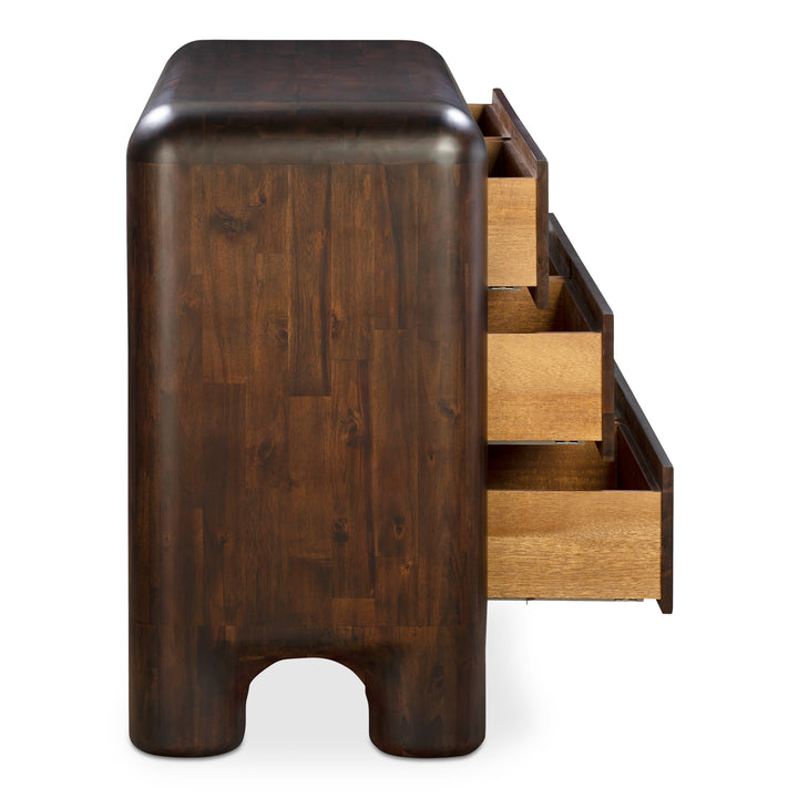 Rowan 6 Drawer Dresser Dark Brown | American Home Furniture