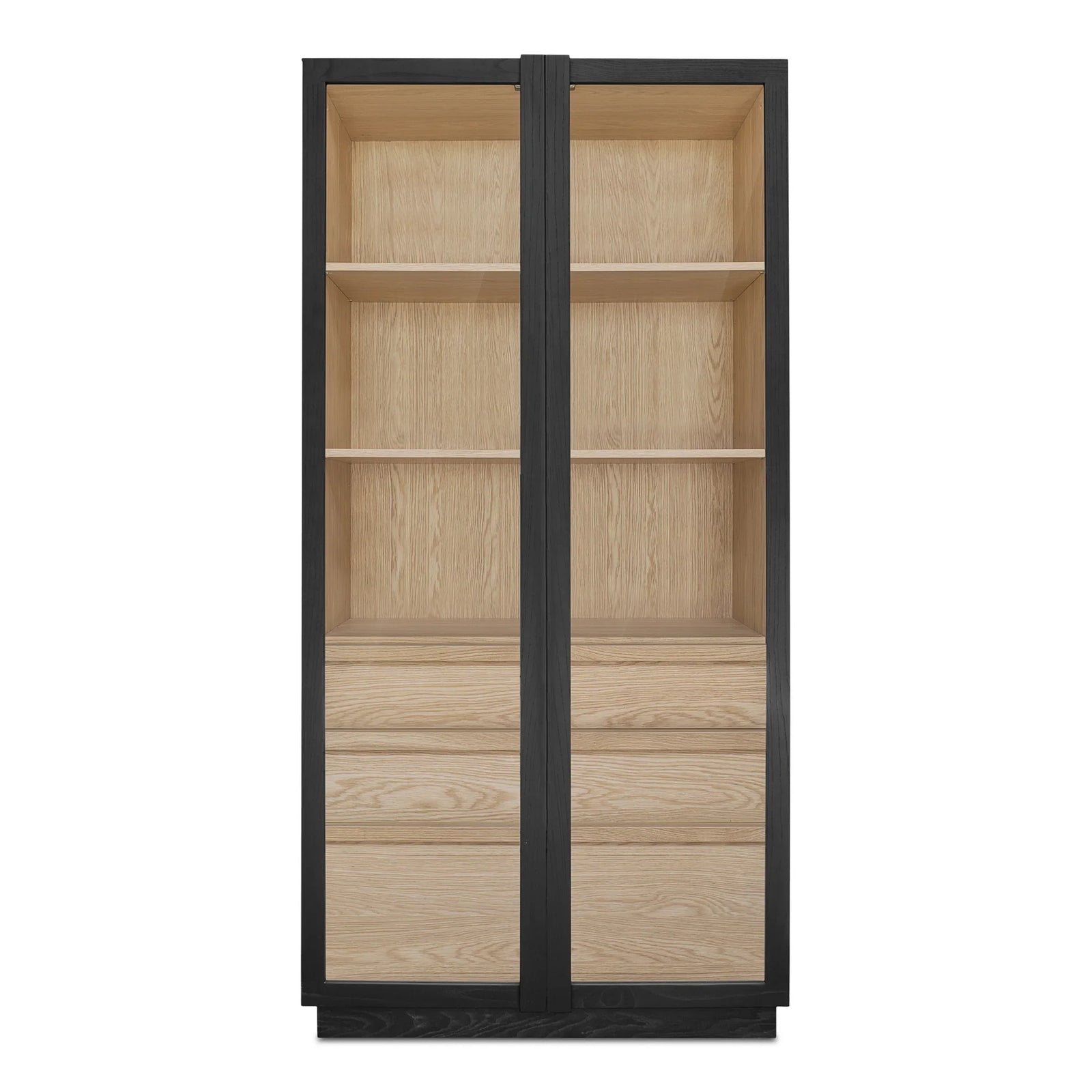 Moe's Home Collection - Charlotte Tall Cabinet Black - YR-1021-37 | American Home Furniture