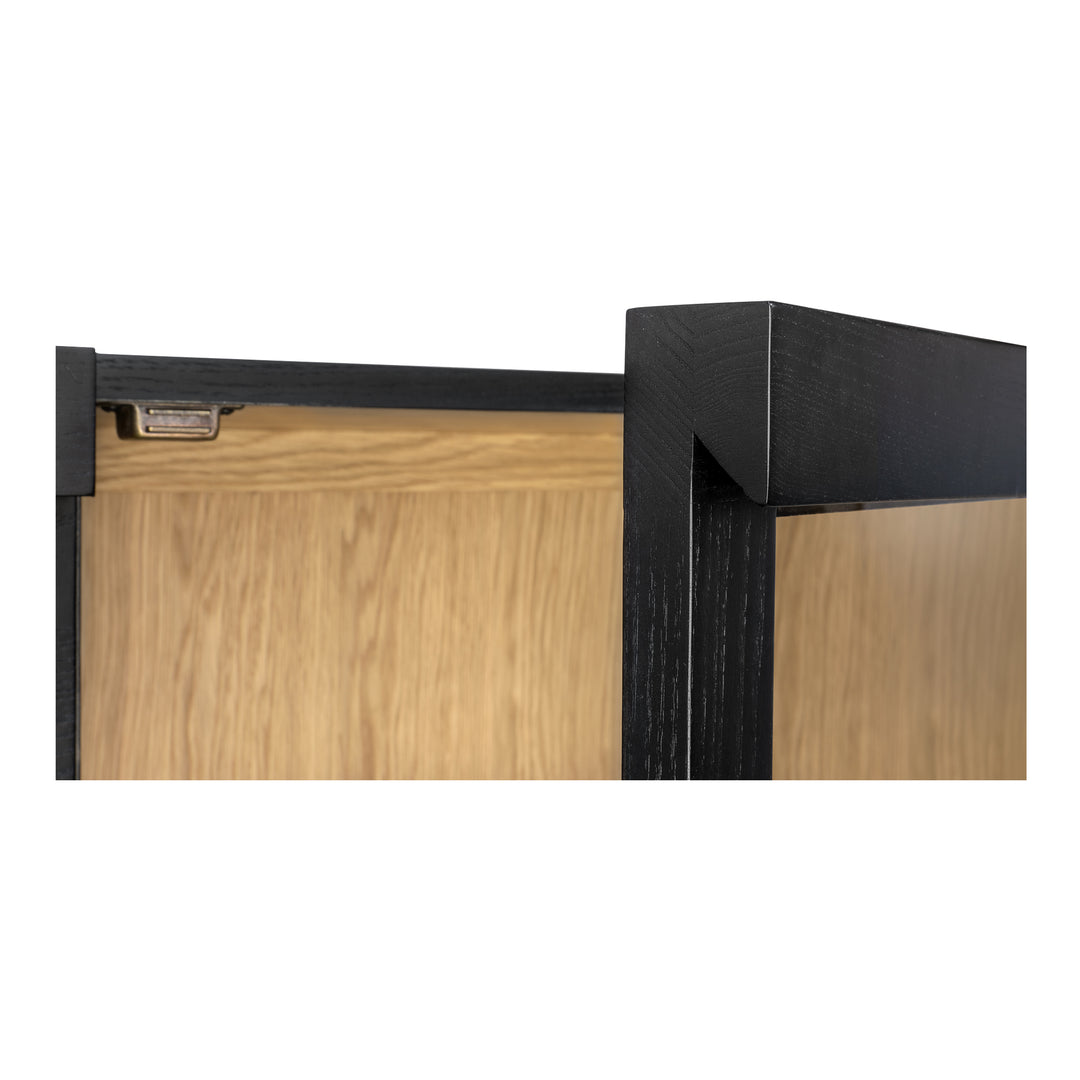 Moe's Home Collection - Charlotte Tall Cabinet Black - YR-1021-37 | American Home Furniture
