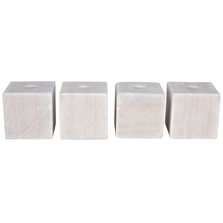 Noir - Cube Decorative Candle Holder, Set of 4 - YT0717-5WH