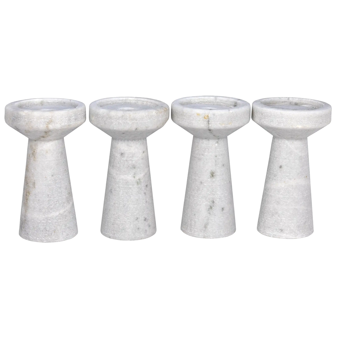 American Home Furniture | Noir - Aleka Decorative Candle Holder, Set of 4