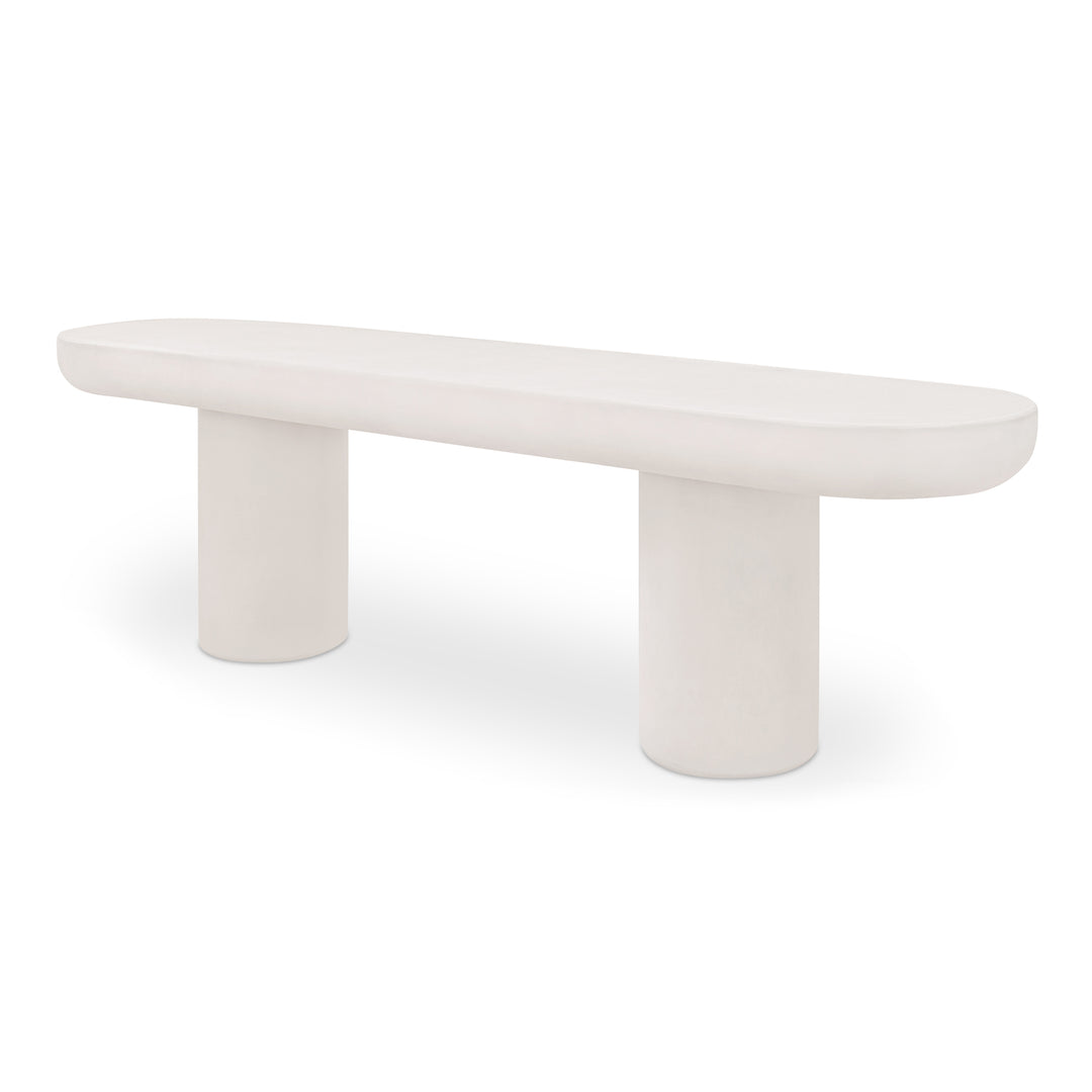 Moe's Home Collection - Rocca Bench Cream - ZT-1037-05-0 | American Home Furniture