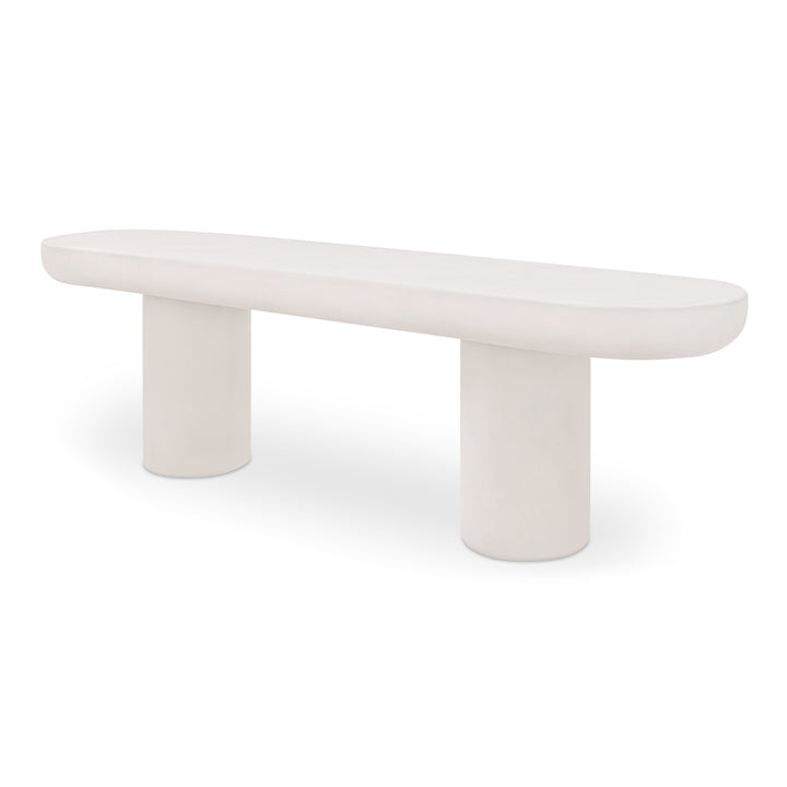 Moe's Home Collection - Rocca Bench Cream - ZT-1037-05-0 | American Home Furniture
