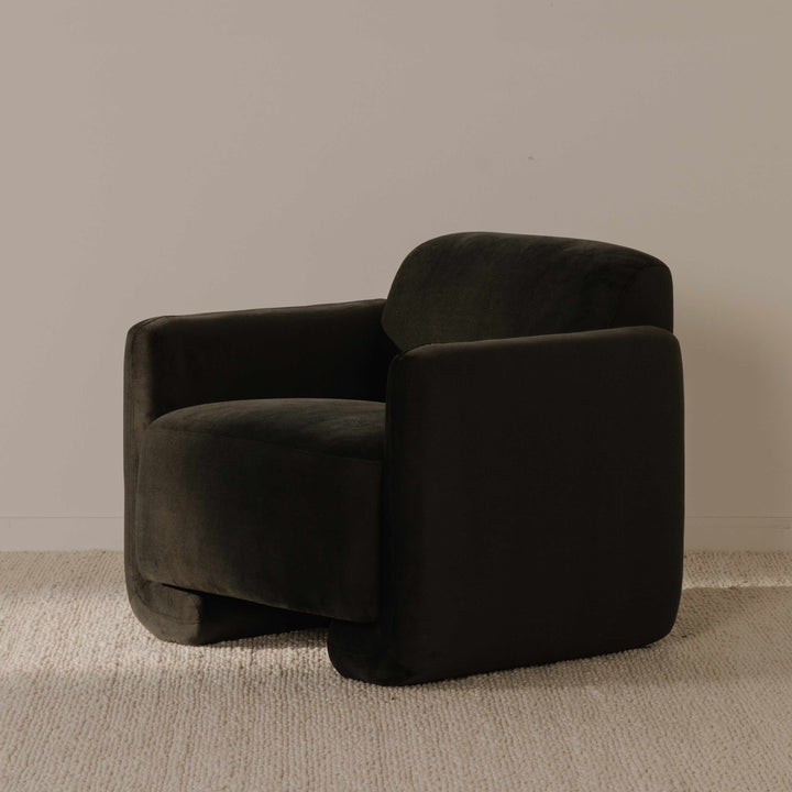 Moe's Home Collection - Fallon Accent Chair Shadow Grey - ZT-1039-07 | American Home Furniture