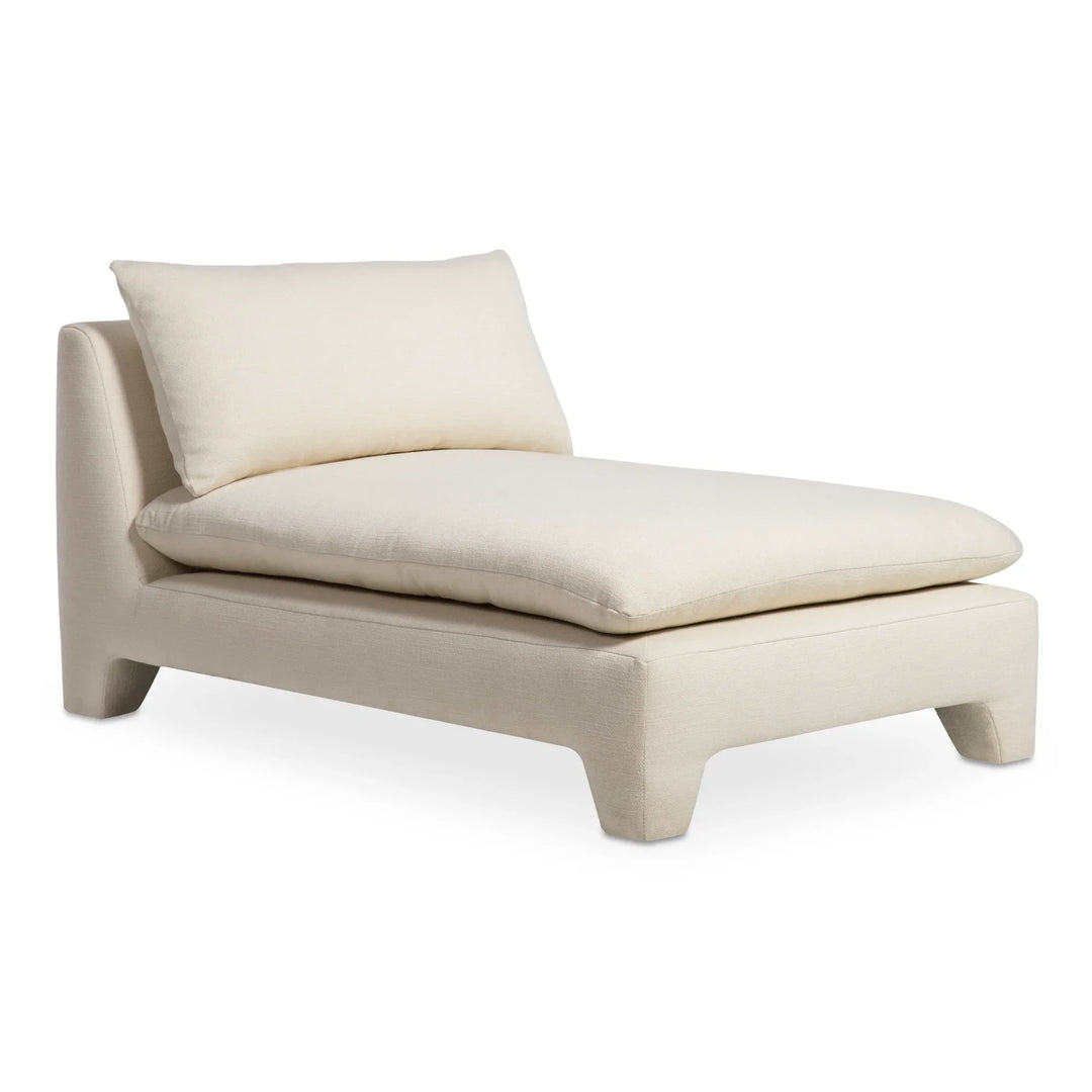 Estelle Chaise Cream - AmericanHomeFurniture