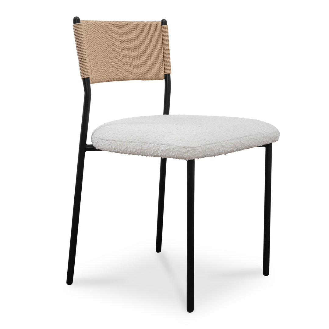 Moe's Home Collection - Foley Dining Chair White Set Of Two - Set of 2 - ZT-1045-18 | American Home Furniture