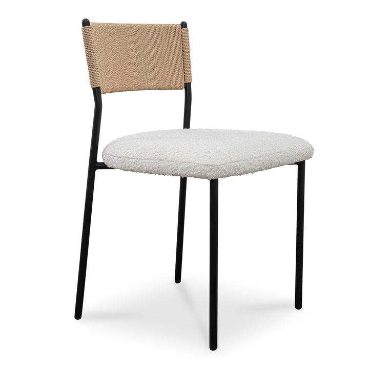 Moe's Home Collection - Foley Dining Chair White Set Of Two - Set of 2 - ZT-1045-18 | American Home Furniture