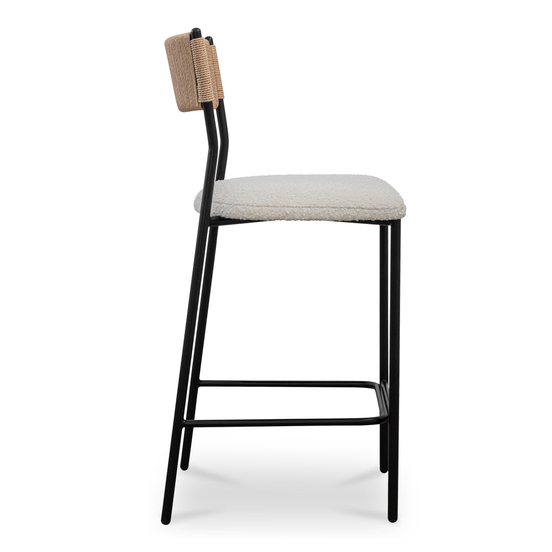 Moe's Home Collection - Foley Counter Stool White - ZT-1046-18 | American Home Furniture