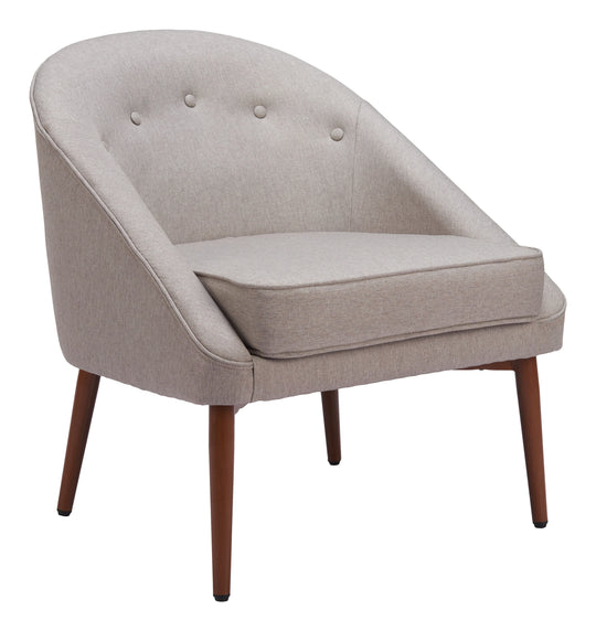 Zuo Carter Accent Chair Gray ACCENT + LOUNGE CHAIRS