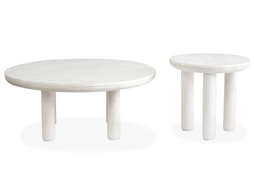 Sunset Cove Moonlight Pearl Nesting Cocktail Table With Casters - T5879-52