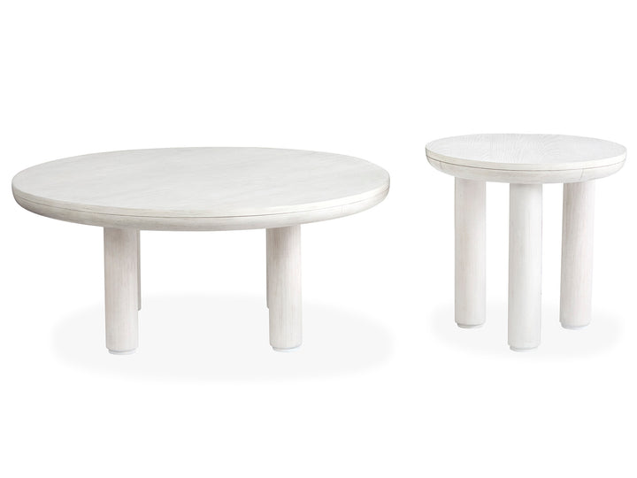 Sunset Cove Moonlight Pearl Nesting Cocktail Table With Casters - T5879-52