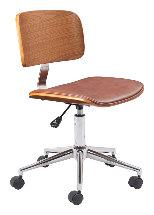 Zuo Duravel Office Chair Brown OFFICE CHAIRS