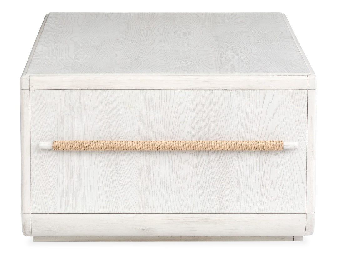 Sunset Cove Moonlight Pearl Rectangular Cocktail Table With Casters - T5879-43