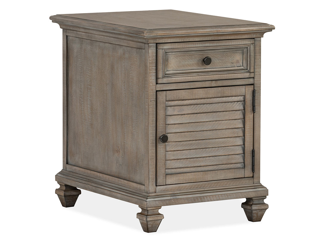 Lancaster Dovetail Grey Chairside End Table - T4352-10