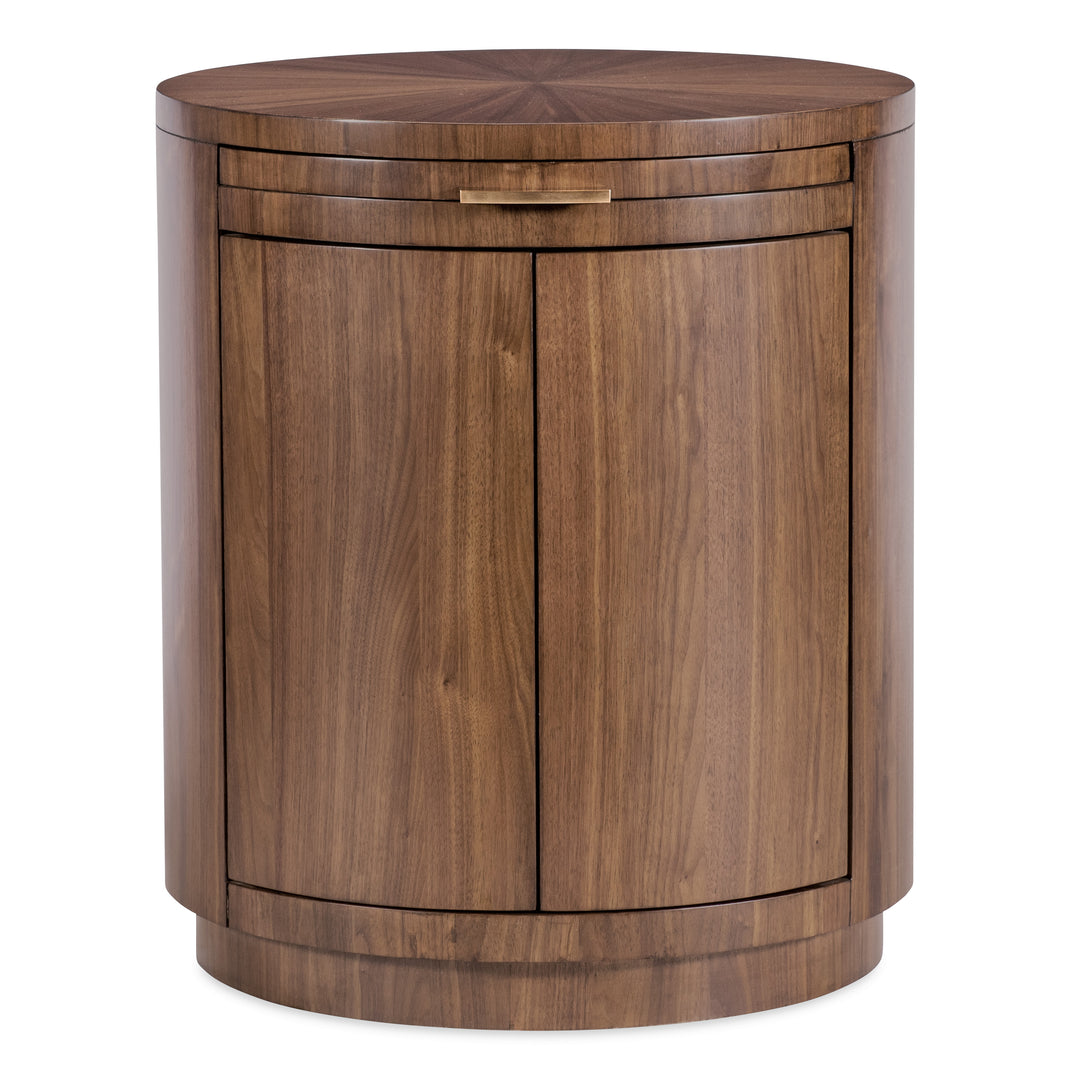 American Home Furniture Hooker Furniture Eleana Round Nightstand